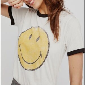 Smiley Ringer Tee Free People x Daydreamer